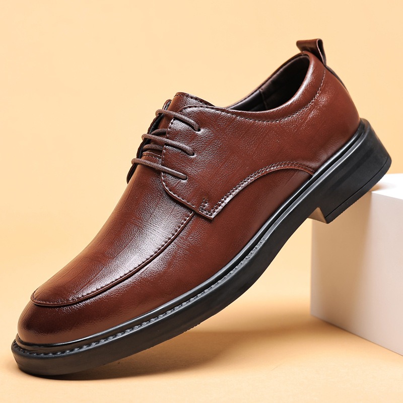 Men'S Formal Party Wear Shoes - 男性用プラットフォームドレスシューズ男性用ダービーフォーマルシューズ高級パーティースーツカジュアルビジネスフットウェアモカシン