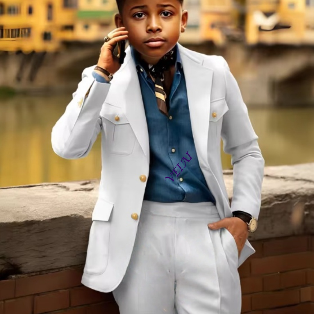 Mens Formal - 男の子向けの2ピースのフォーマルスーツ。中山服スタイルで、2歳から16歳までの男の子に合う、上品なデザインです。