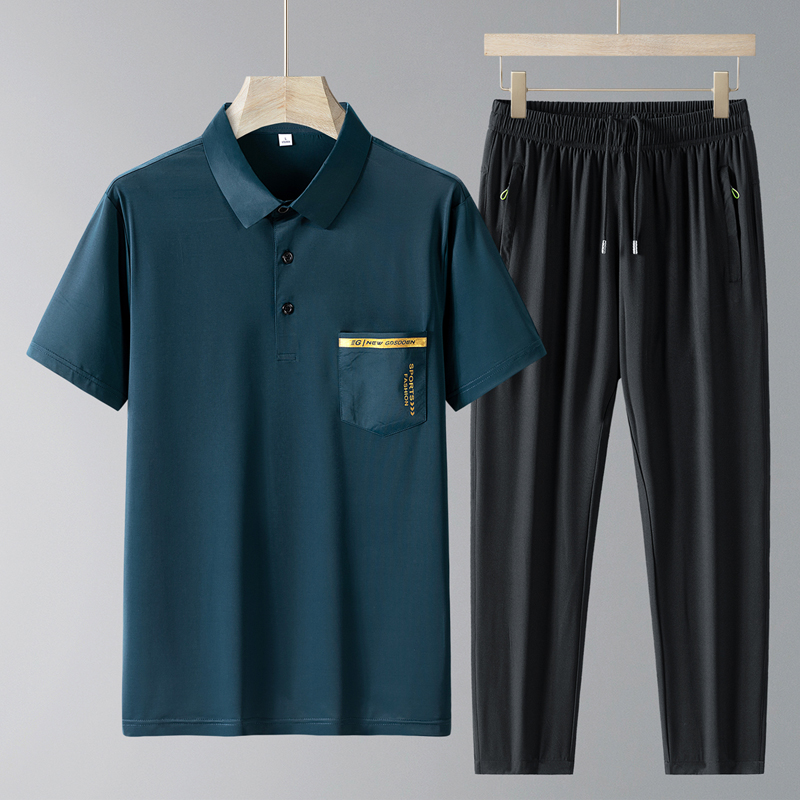 メンズポロTシャツ＆パンツスーツ カジュアルビジネスTシャツ - Mens Formal のレビューと価格
