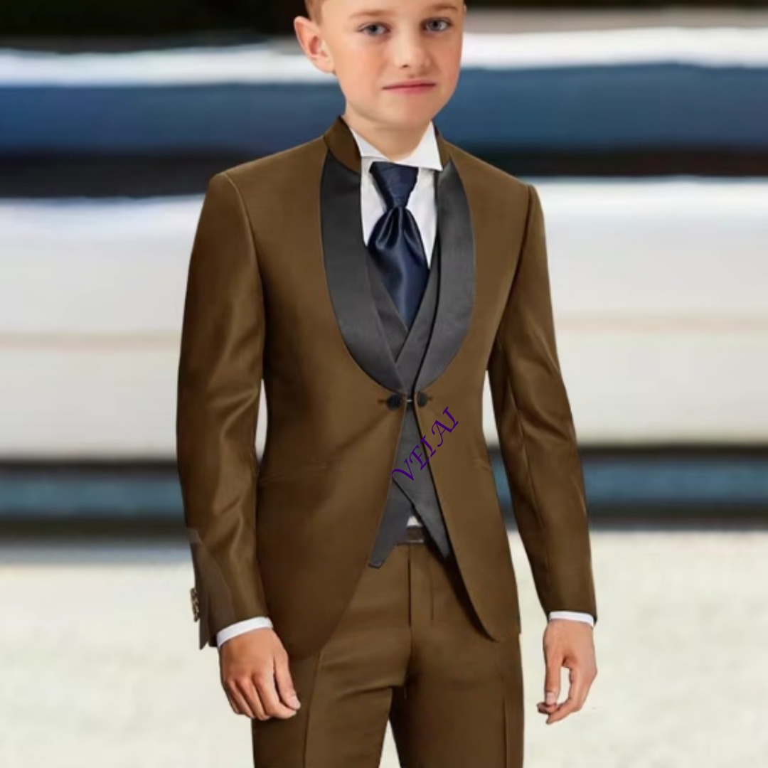 男の子用3点セットスーツ（ジャケット＋ベスト＋パンツ）―カス - Mens Formal のレビューと価格