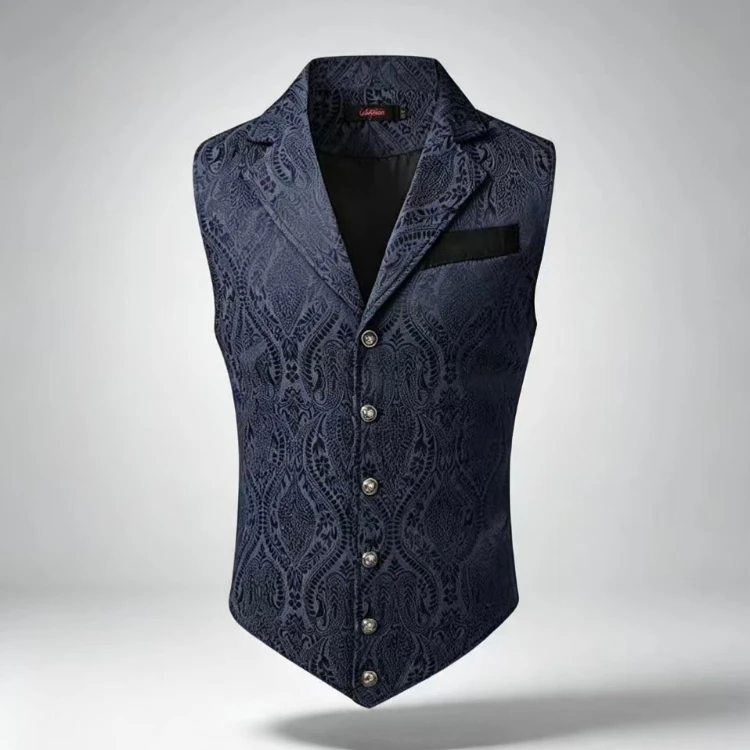 メンズ レトロ ビクトリアン ジャカード織り シングルブレス - Men'S Formal Wear No Suit のレビューと価格