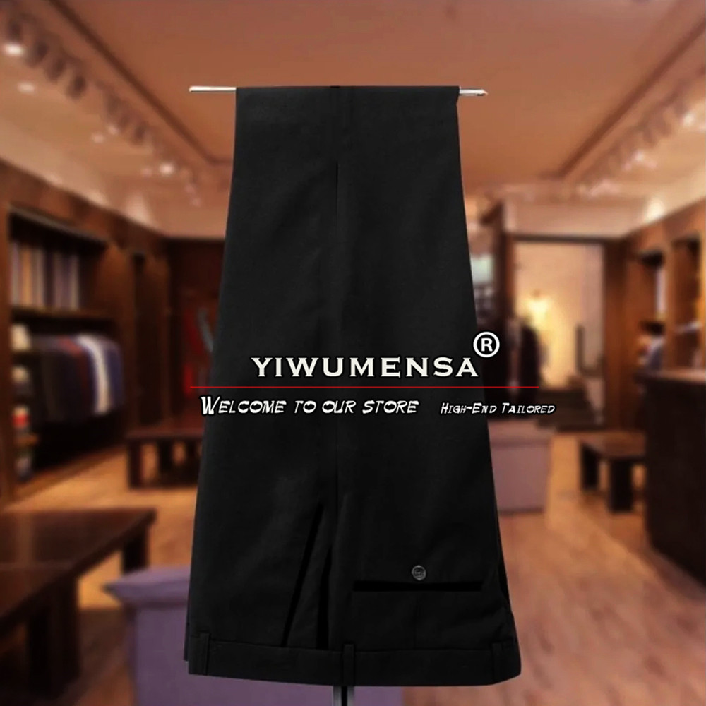 カスタマイズされた新郎着用結婚式のスーツ男性のための黒のベル - Men'S Formal Wear For Marriage のレビューと価格