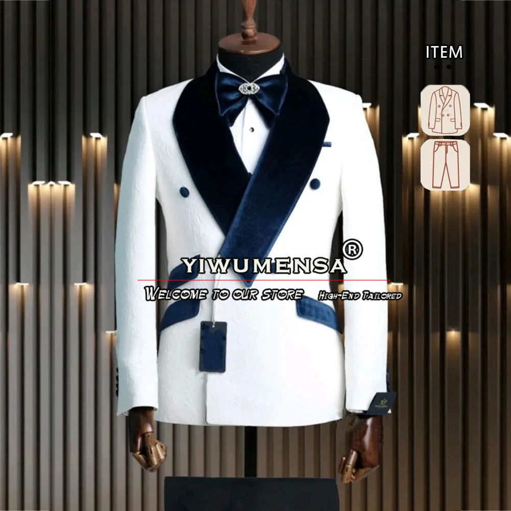 カスタマイズされた新郎着用結婚式のスーツ男性のための黒のベル - Men'S Formal Wear For Marriage のレビューと価格