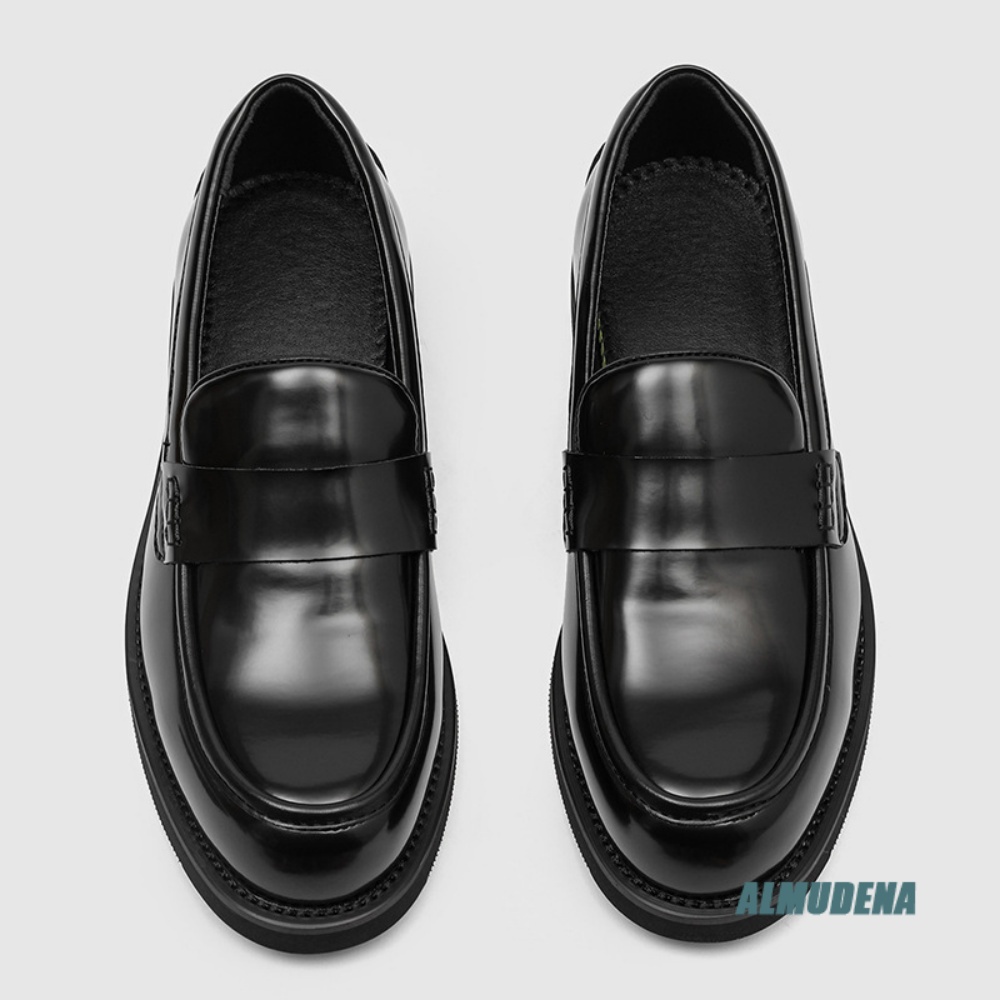 メンズファッション ラウンドトゥ ローファー ローヒール フ - Men'S Formal Party Wear Shoes のレビューと価格