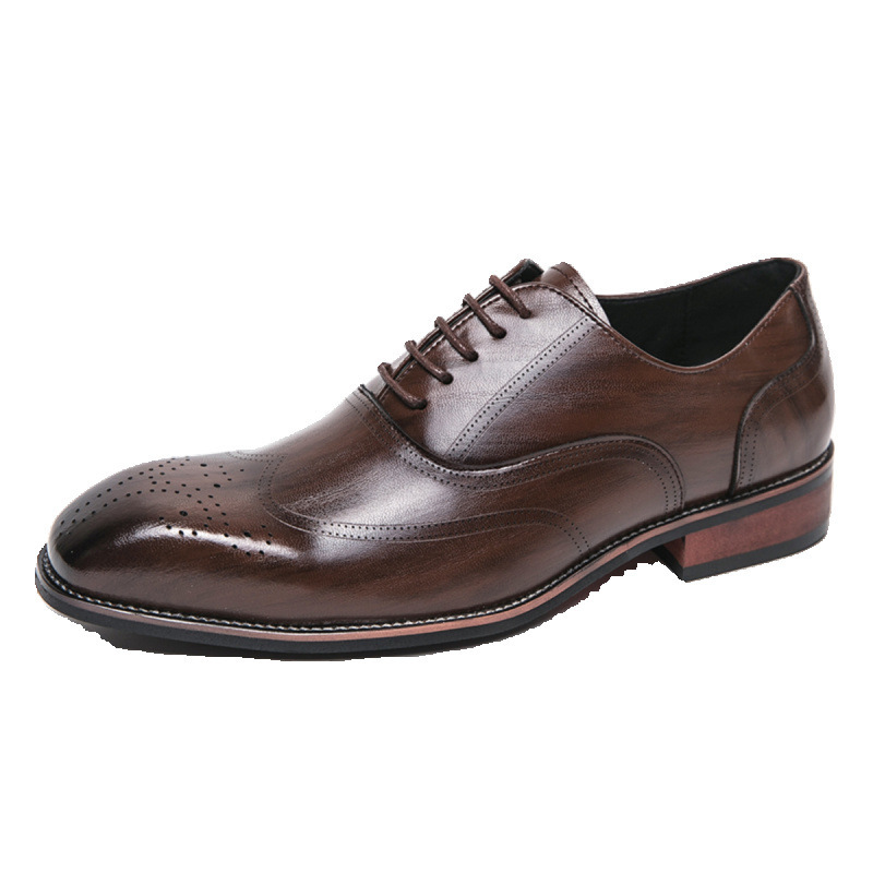 クラシックイタリア製 ポインテッドトゥ レザーシューズ メン - Men'S Luxury Formal Wear のレビューと価格