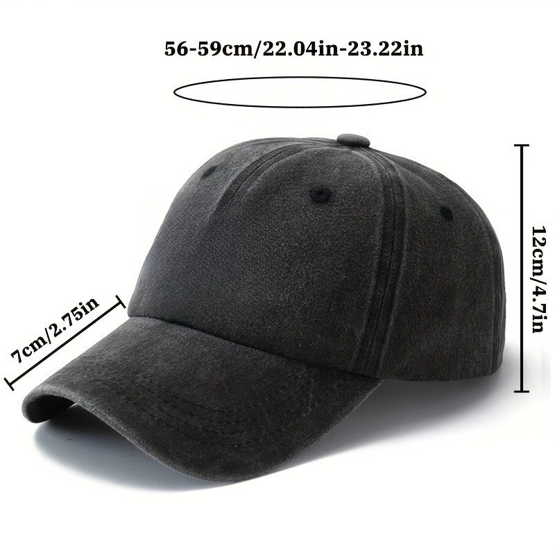 ヴィンテージ風ダメージ加工の黒いロゴ入り野球帽 - 男女兼用 - Men Formal Wear All Black のレビューと価格