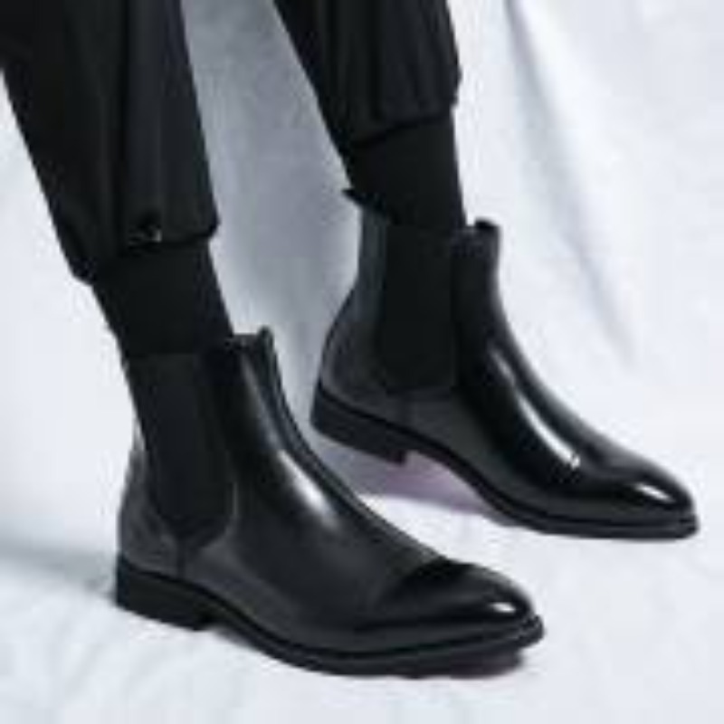 メンズ クラシック レッド チェルシー ブーツ ポインテッド - Men'S Formal Style のレビューと価格