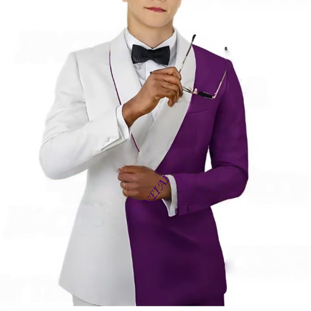 クラシックなステッチデザインの男の子用タキシードスーツ、2歳 - Mens Formal のレビューと価格