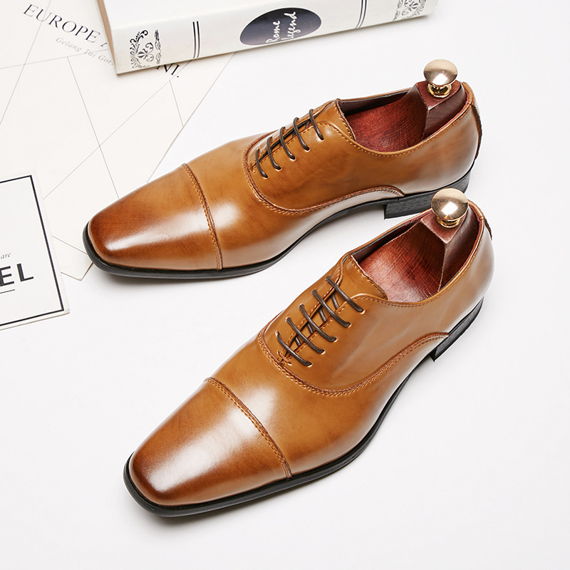 2025年ビジネスニューファッションメンズドレスシューズレザ - Men'S Luxury Formal Wear のレビューと価格