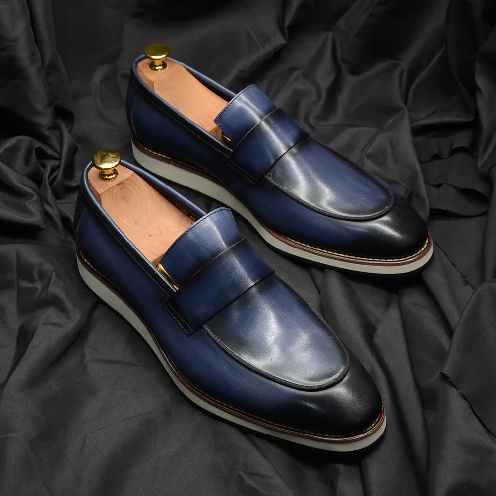 高級デザイナーメンズペニーローファーオリジナル男性スニーカー - Men'S Luxury Formal Wear のレビューと価格