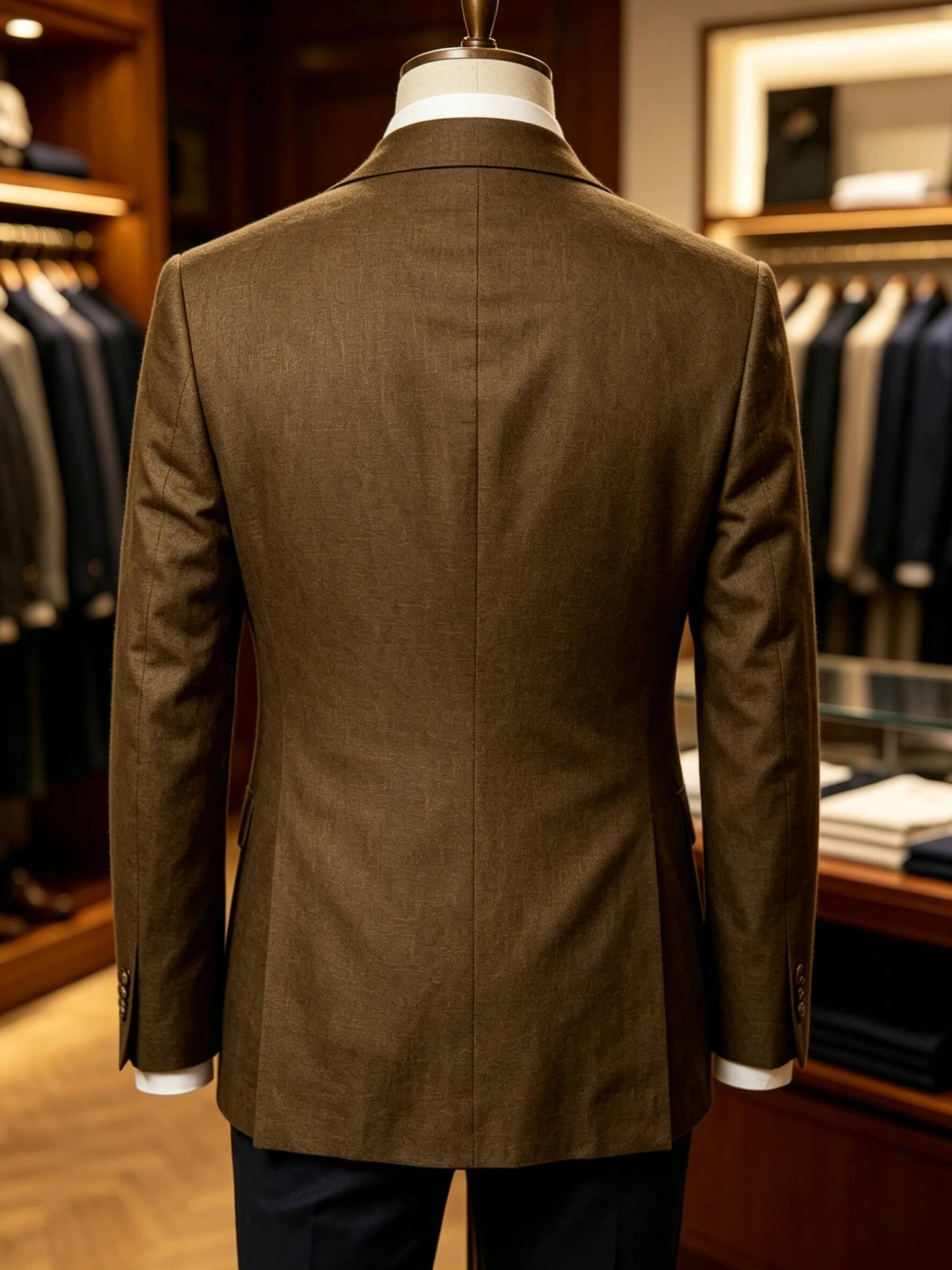 メンズスポーツコート サマー ダブルブレスト リネンブレザー - Men Linen Formal Wear のレビューと価格